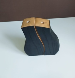 فازة للورد بخشب الاشود